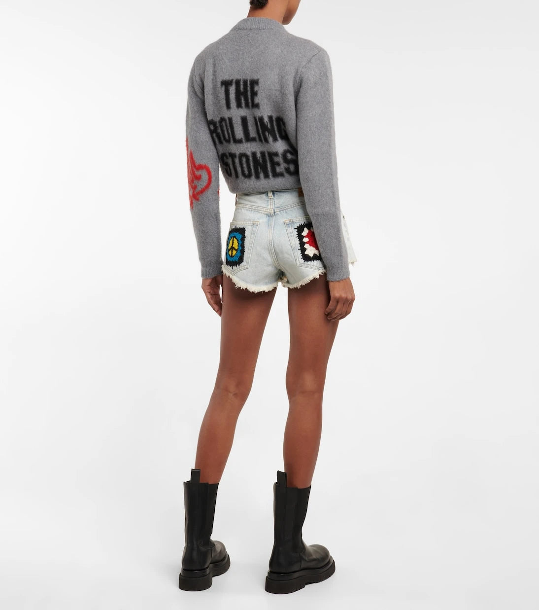 Alanui - Northern Vibes denim shorts