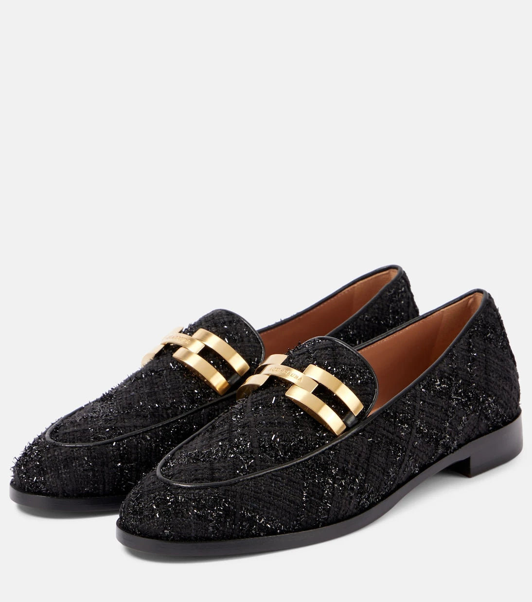 Aquazzura - Brandi bouclé loafers