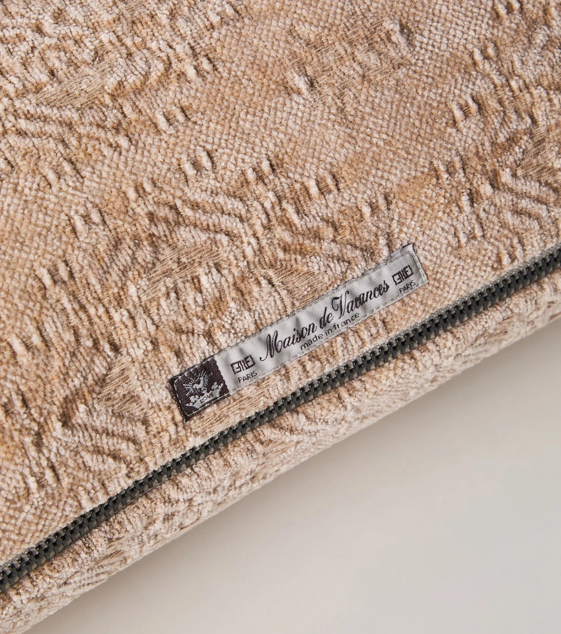 Maison de Vacances - Cotton-blend jacquard cushion