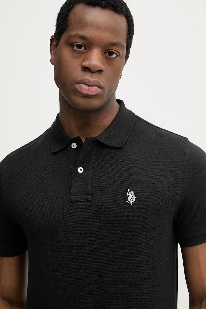 U.S. Polo Assn. Erkek Pamuklu Polo Tişört DHM PIQUE