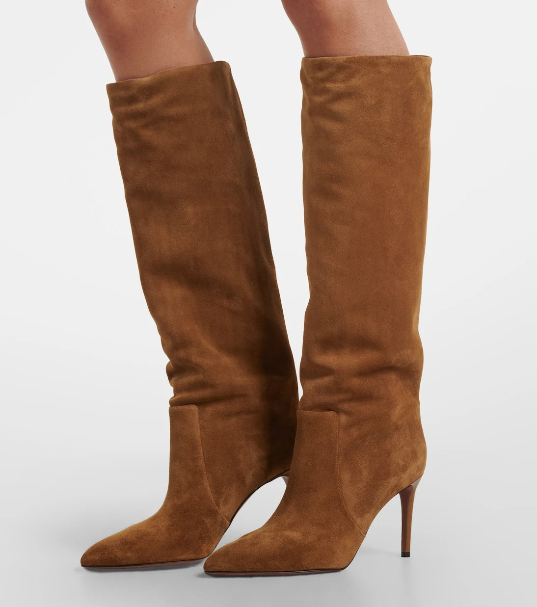 Paris Texas - Stiletto suede knee-high boots