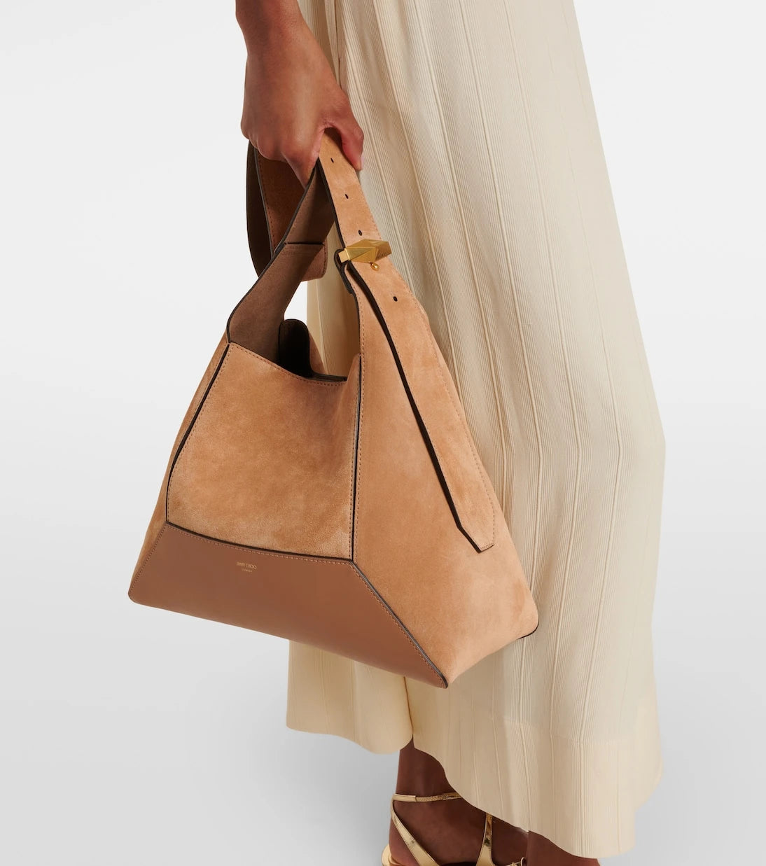Jimmy Choo - Diamond Medium suede shoulder bag