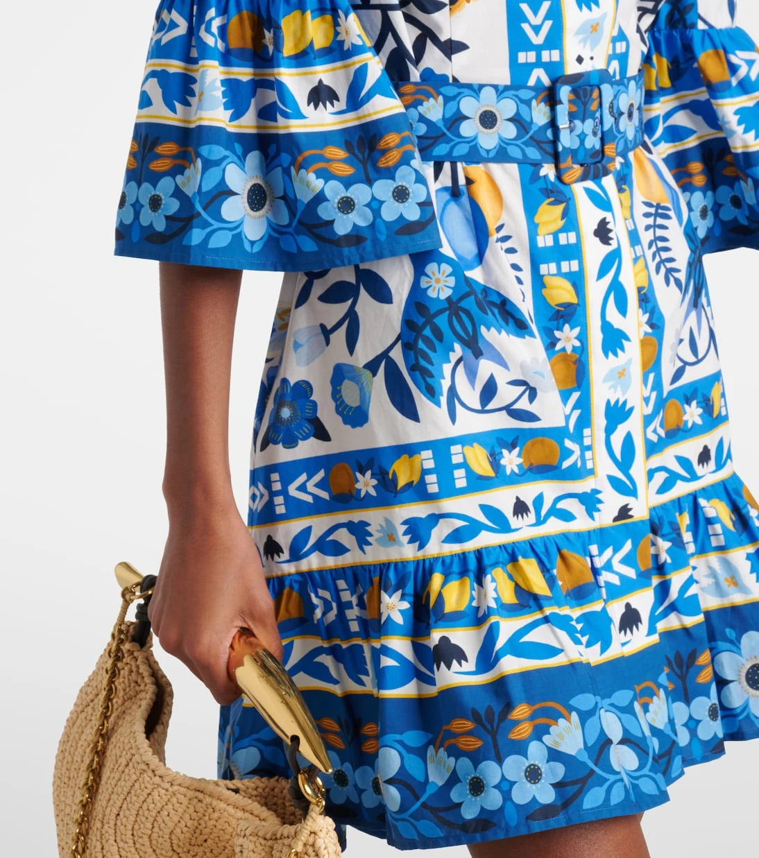 Farm Rio - Floral cotton minidress