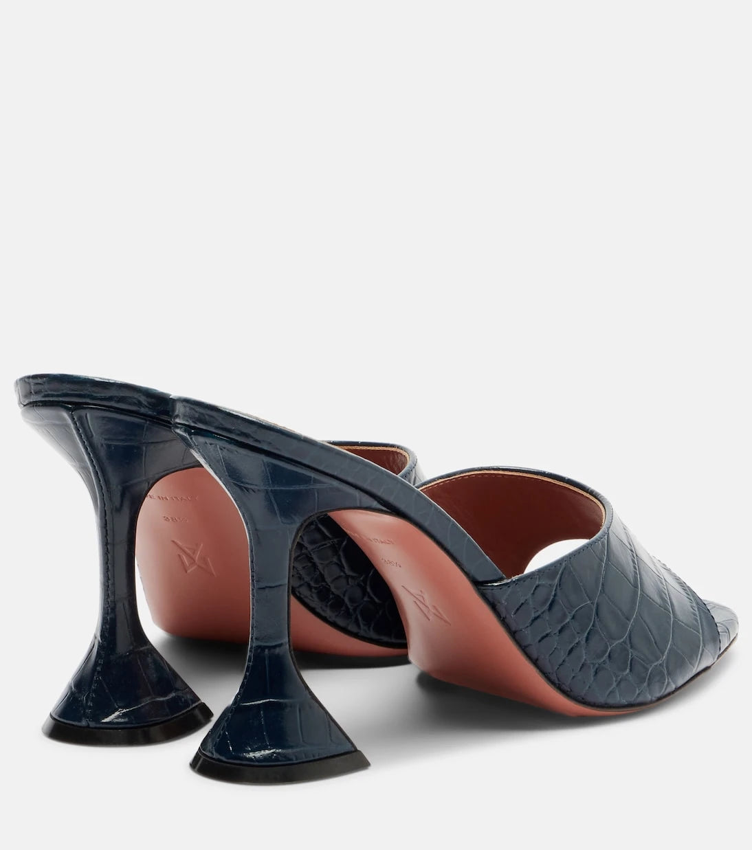 Amina Muaddi - Lupita croc-effect leather mules