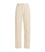 Haikure Beige Cotton Corduroy Bonnie Trousers