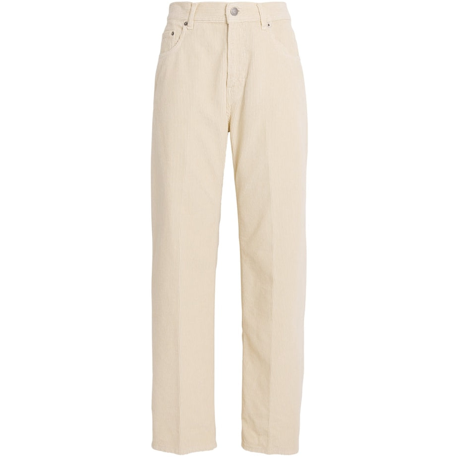 Haikure Beige Cotton Corduroy Bonnie Trousers