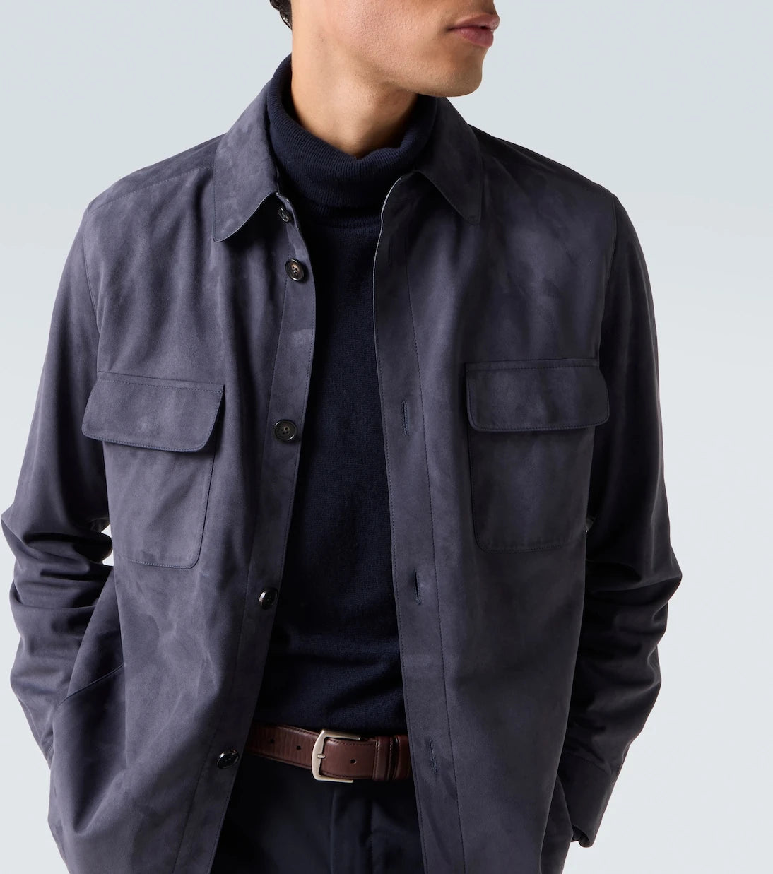 Loro Piana - Suede overshirt