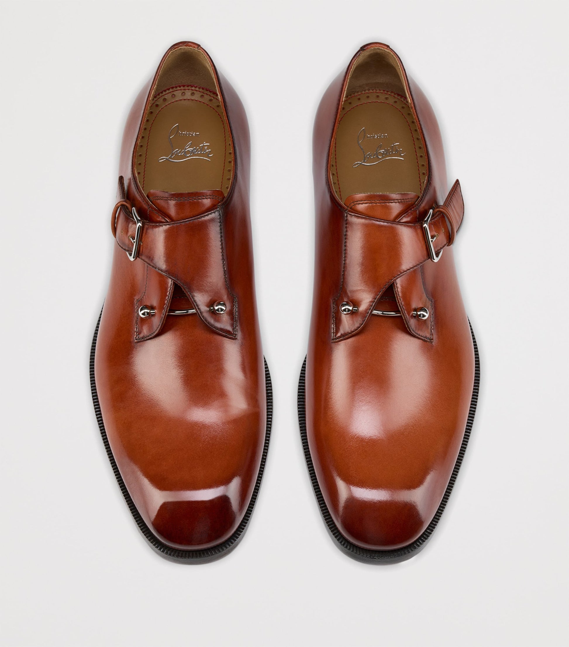 Chambelimonk Leather Monk Shoes