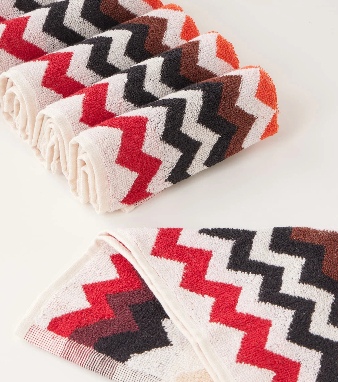 Missoni - Zigzag set of 6 cotton face towels