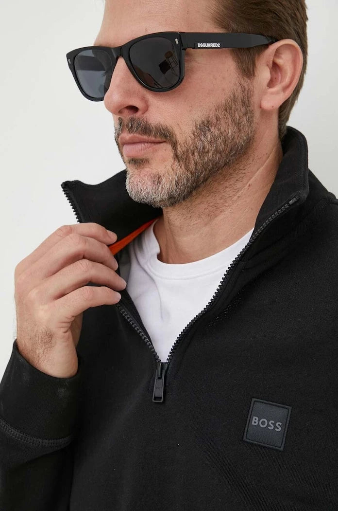 BOSS Orange erkek pamuklu Zetrust sweatshirt