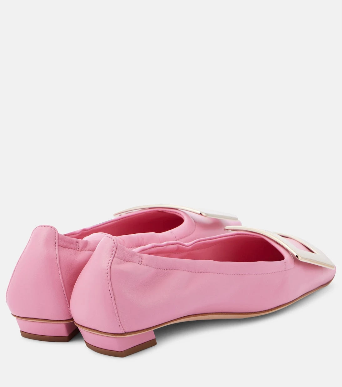 Roger Vivier - Belle Vivier leather ballet flats