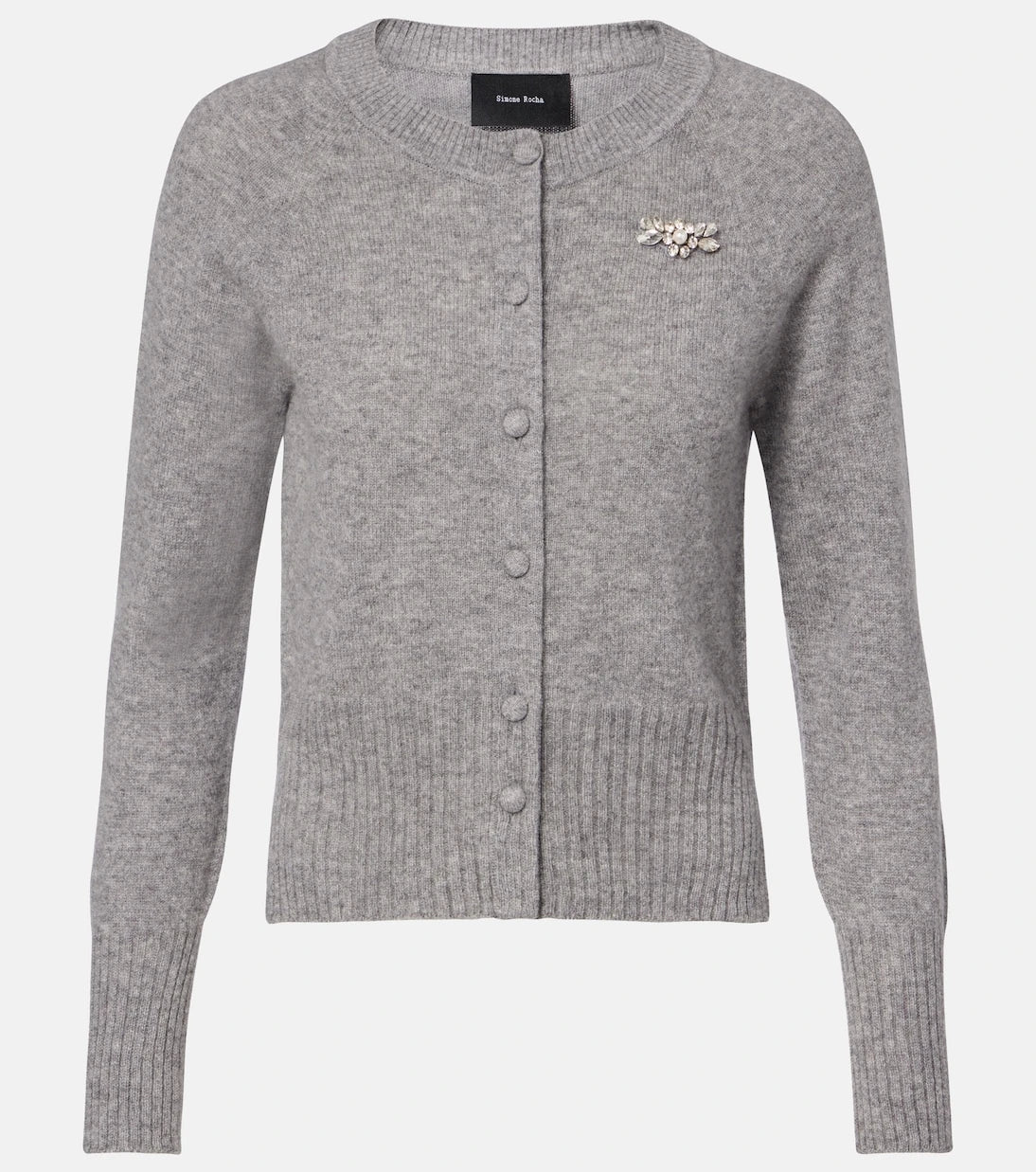 Simone Rocha - Embellished cashmere cardigan