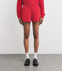 Red Beverly Hills Crest Sweatshorts
