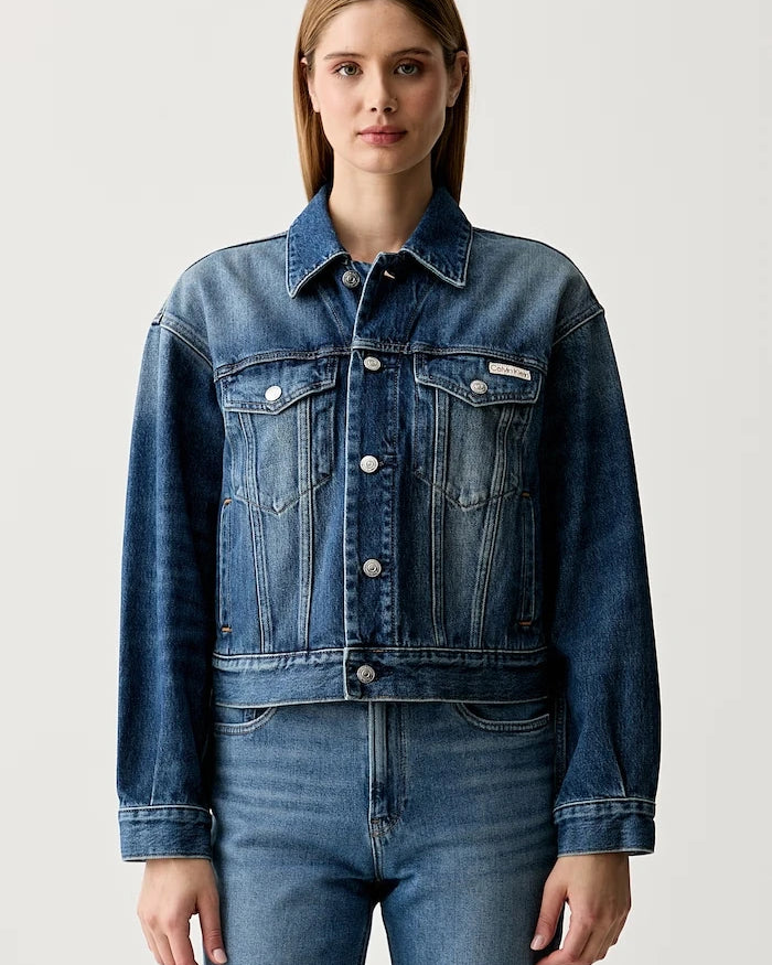 Calvin Klein Jeans pamuklu kadın denim ceket