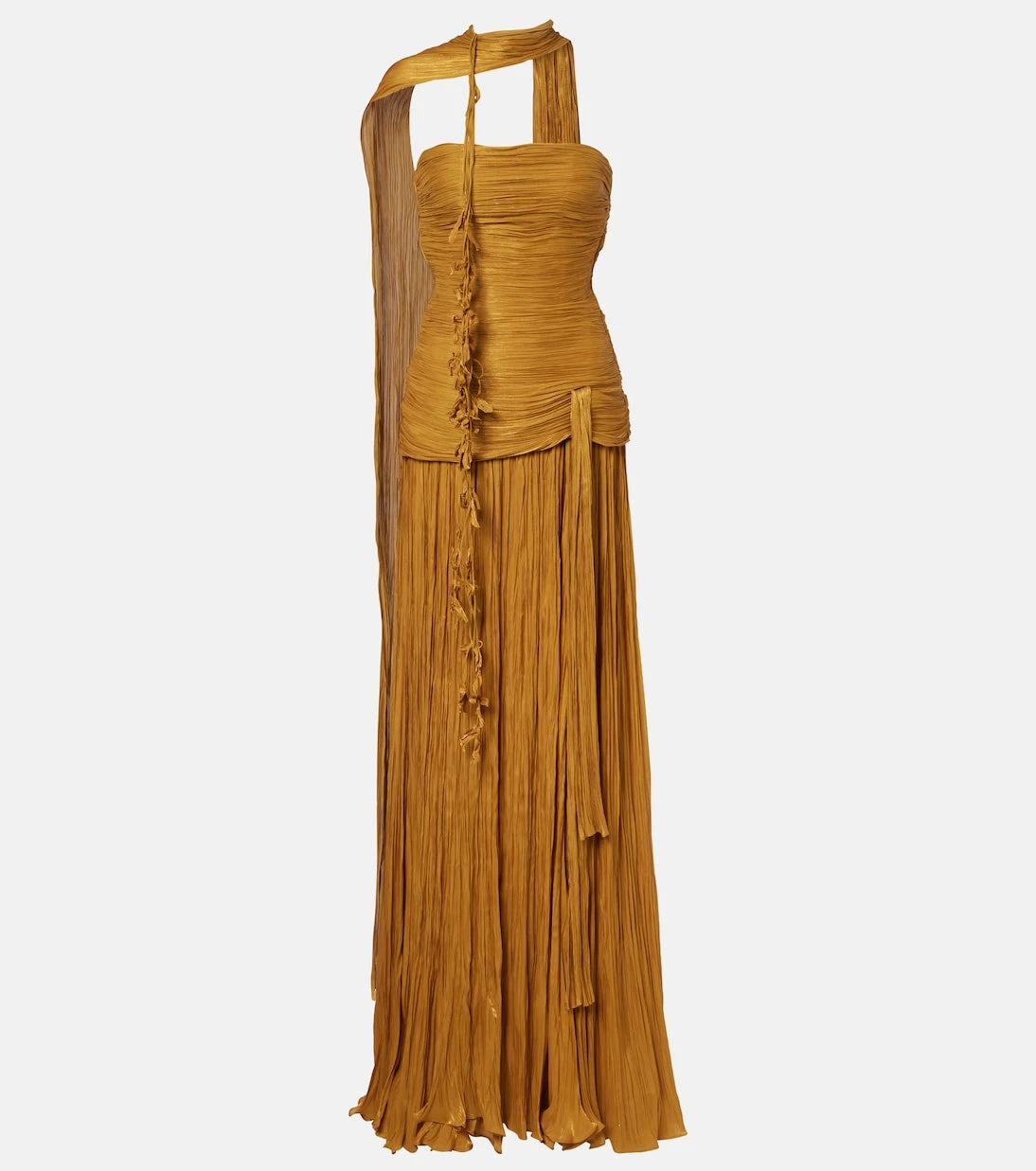 Marmar Halim - Peplum ruched gown
