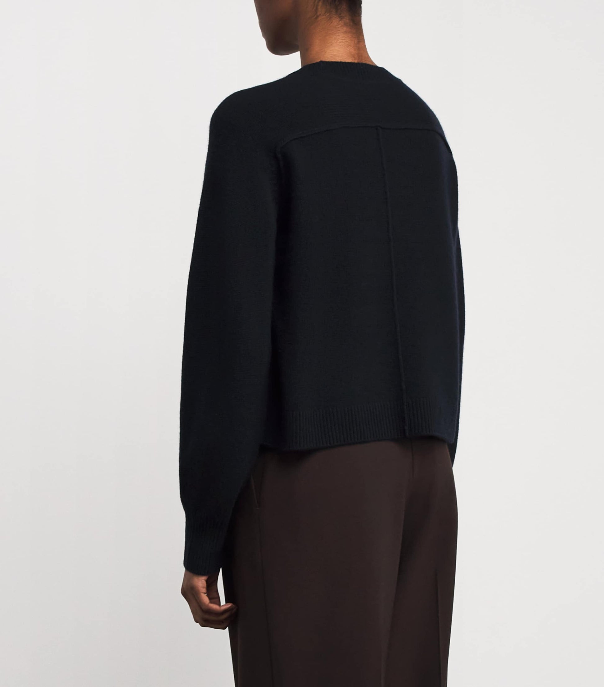 ME+EM Navy Cashmere Snood Sweater