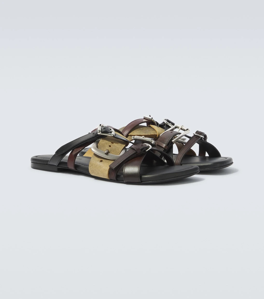 Acne Studios - صنادل جلدية