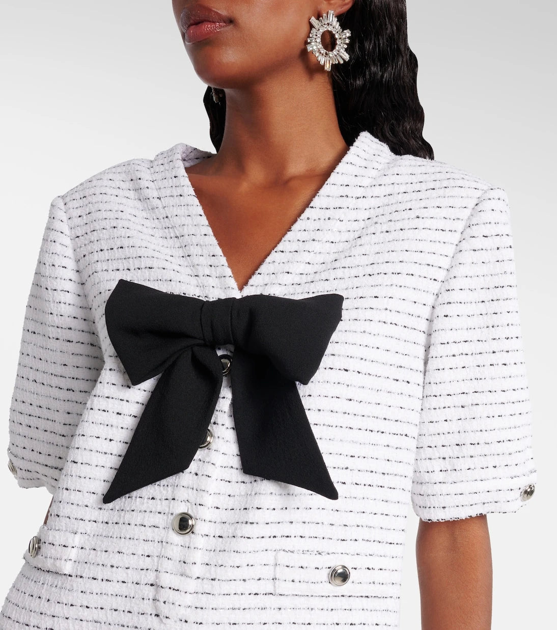 Alessandra Rich - Sequined tweed minidress
