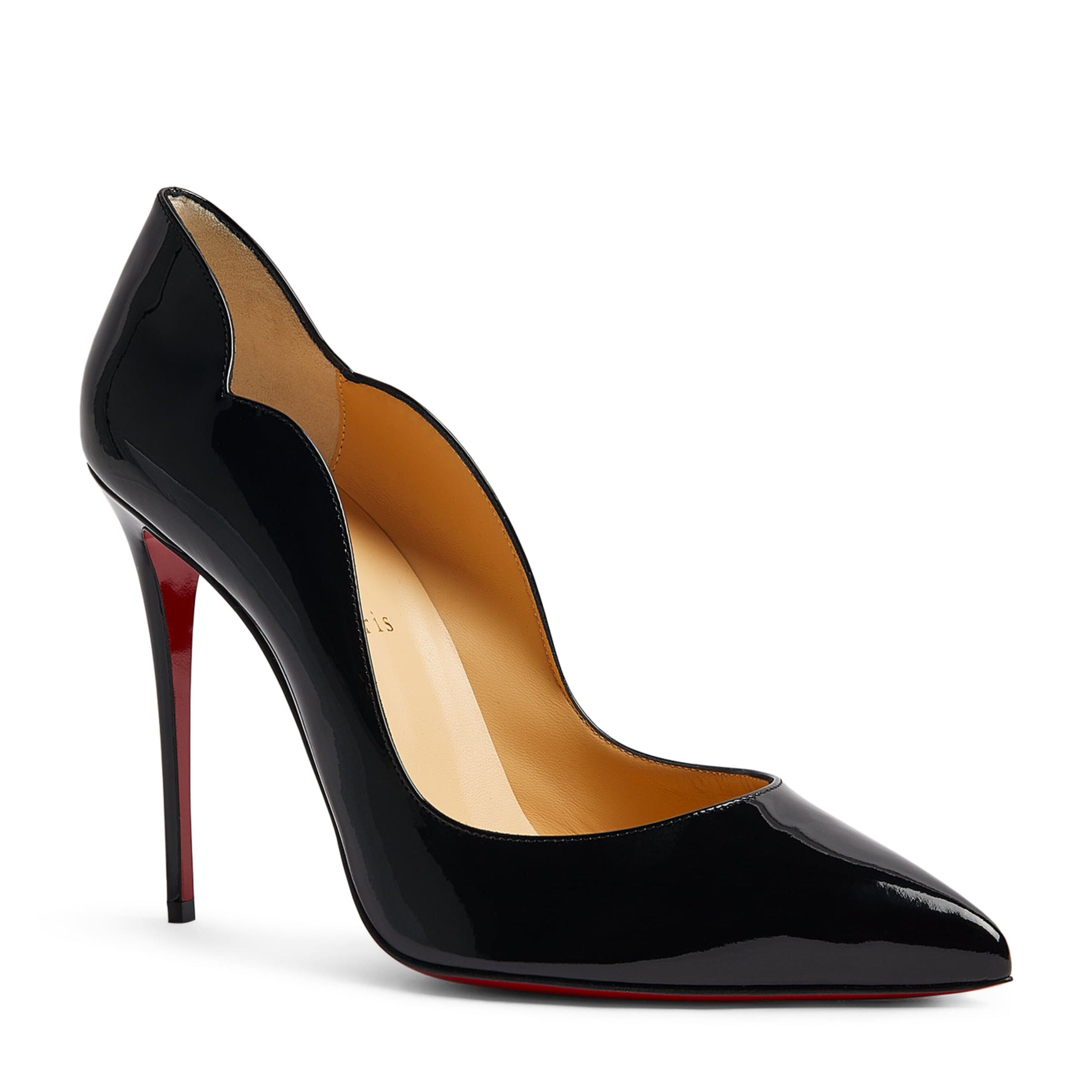 Christian Louboutin Black Hot Chick Patent Leather Pumps 100