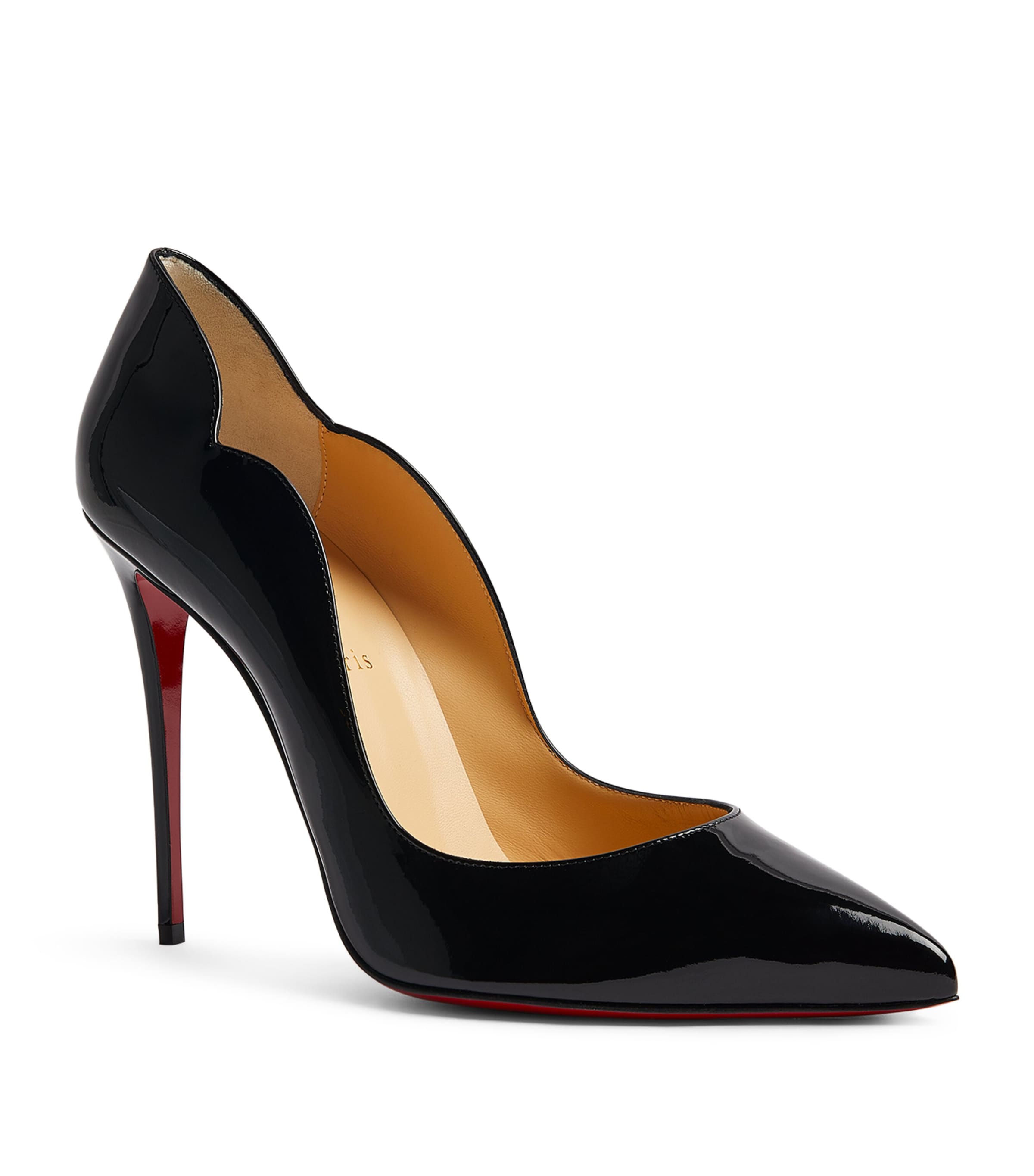 Christian Louboutin Black Hot Chick Patent Leather Pumps 100