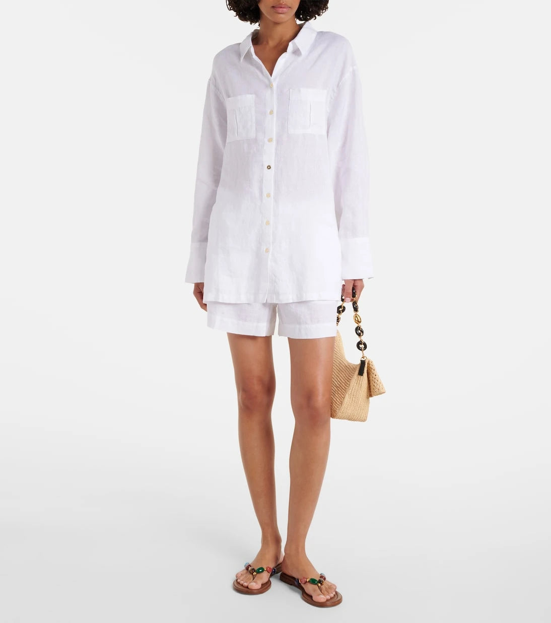 Heidi Klein - White Bay linen shirt