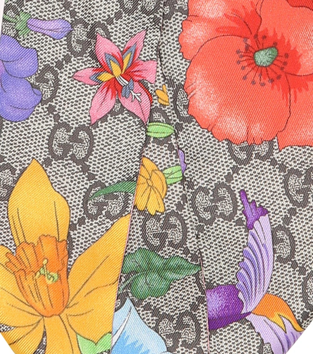 Gucci - GG Flora silk neck tie