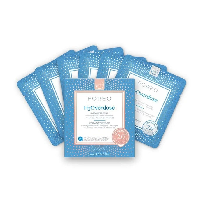 UFO FOREO UFO Masks H2Overdose 2.0 Ultra Nemlendirici Aktif Maske (6 adet)