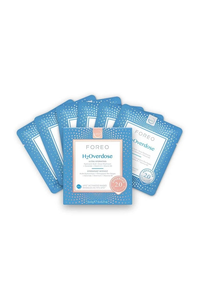 UFO FOREO UFO Masks H2Overdose 2.0 Ultra Nemlendirici Aktif Maske (6 adet)