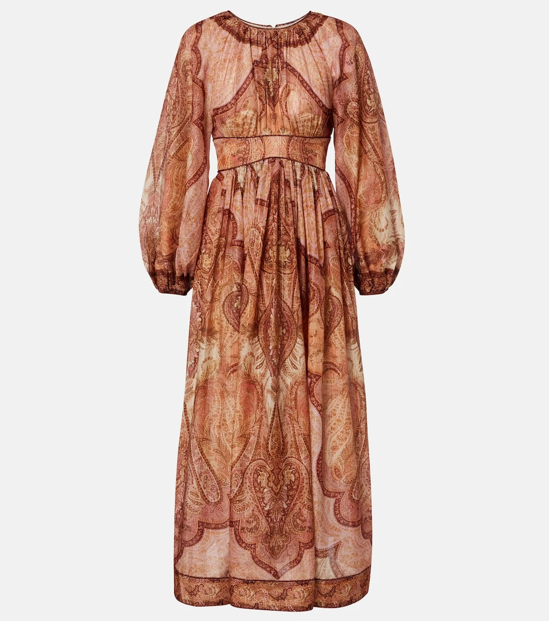 Zimmermann - فستان ميدي Wanderlust مطبوع