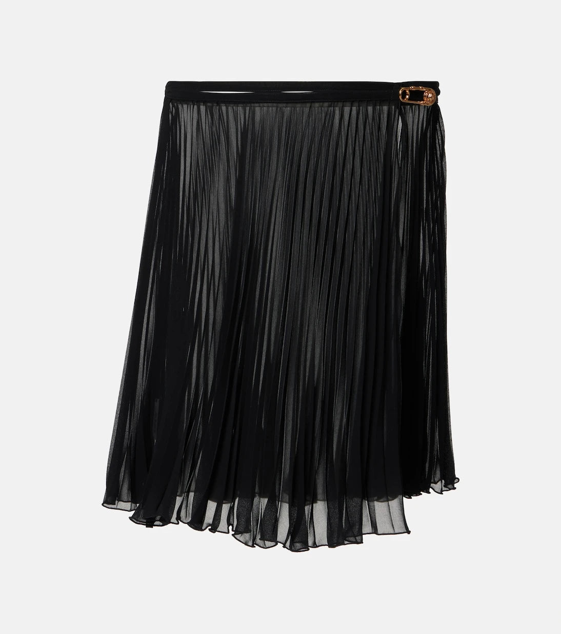 Versace - Safety Pin pleated beach cover-up