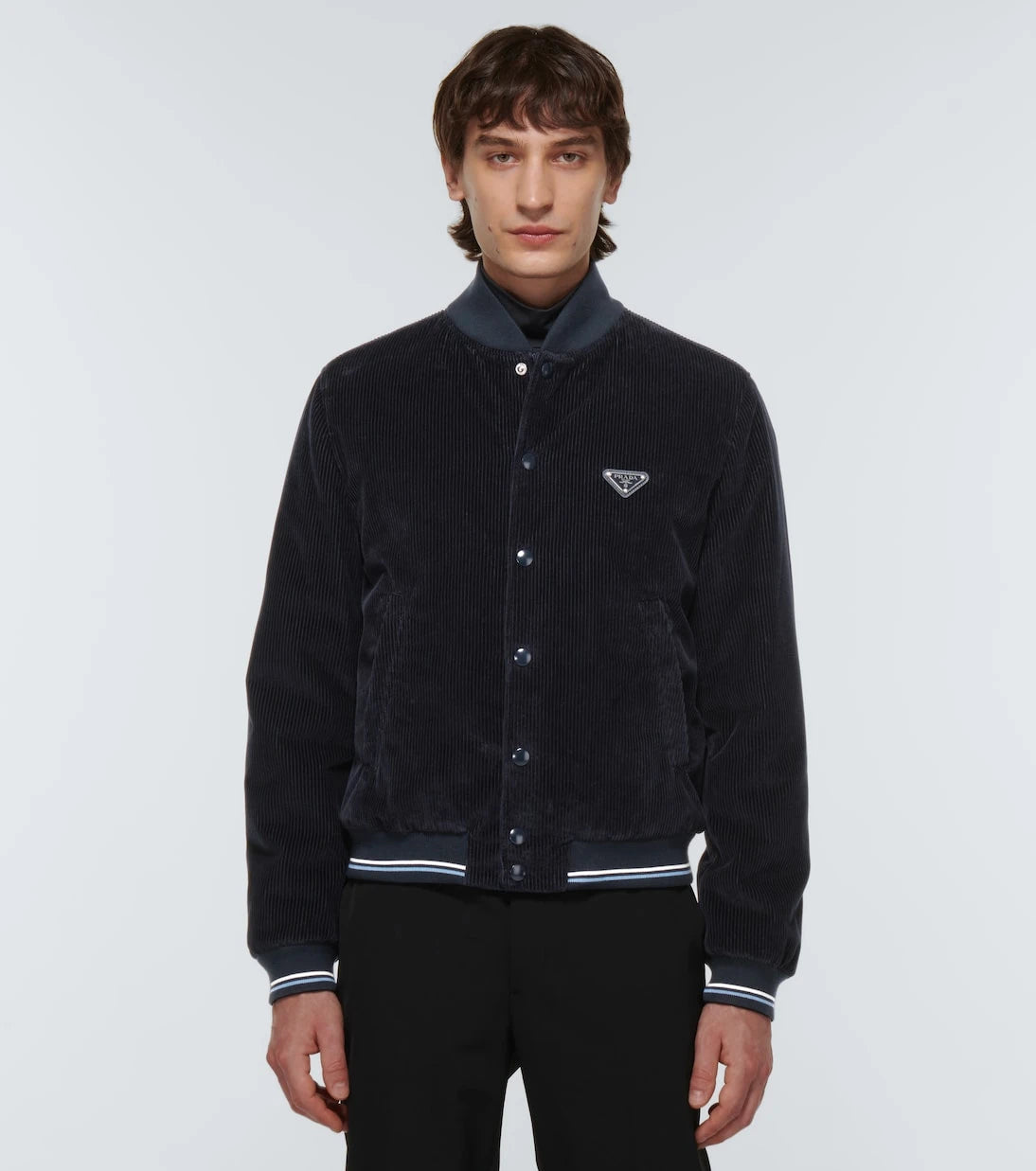 Prada - Corduroy bomber jacket