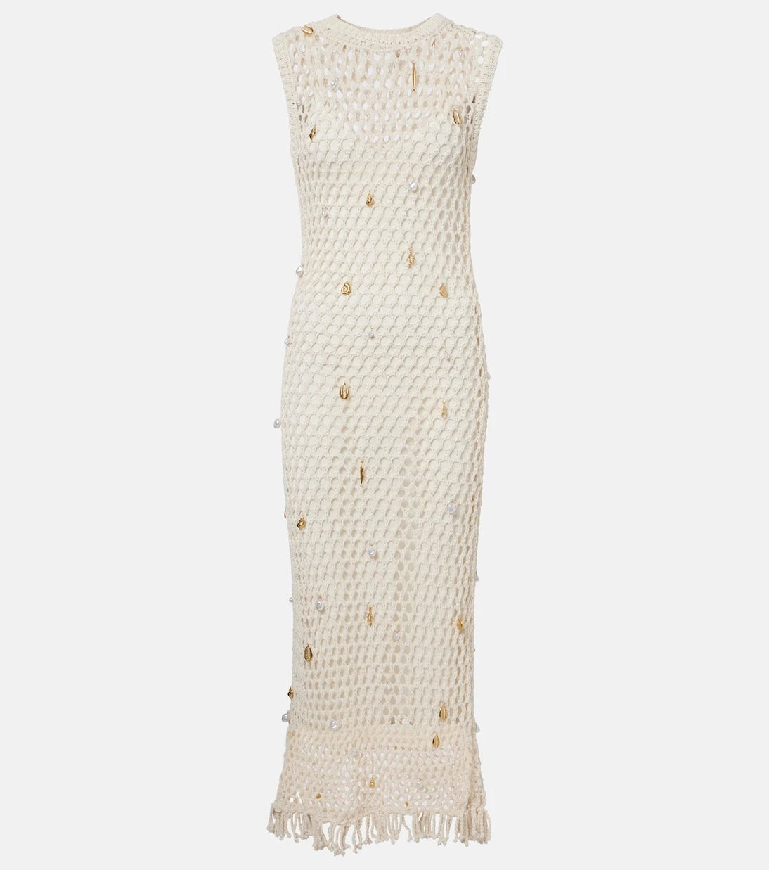 Simkhai - Coralia embellished crochet midi dress