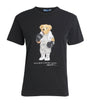 Polo Ralph Lauren Black Cotton Polo Bear T-Shirt