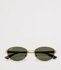 RB3774D Metal Oval Sunglasses