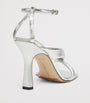 Metallic Leather Riva Sandals 90