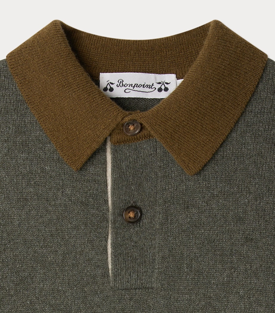 Cashmere Jameson Polo Sweater (10-14 Years)