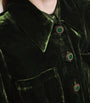 L'Agence Green Velvet Jia Jacket
