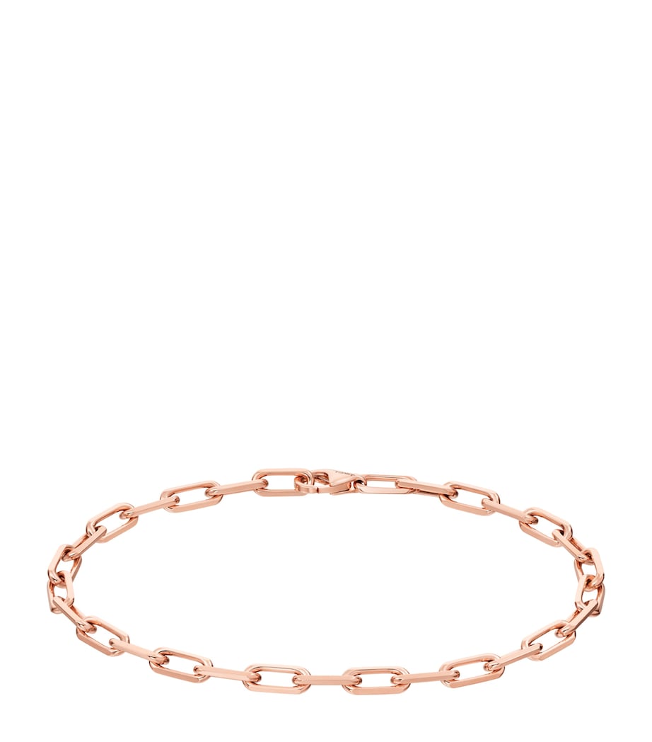 Small Rose Gold Santos de Cartier Chain Bracelet