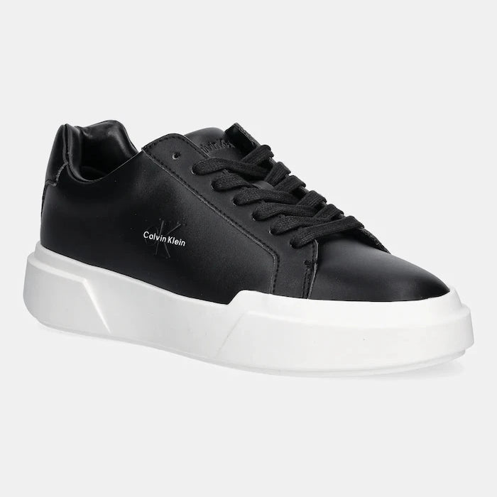 Кожени маратонки Calvin Klein CHUNKY CUPSOLE LACEUP LTH
