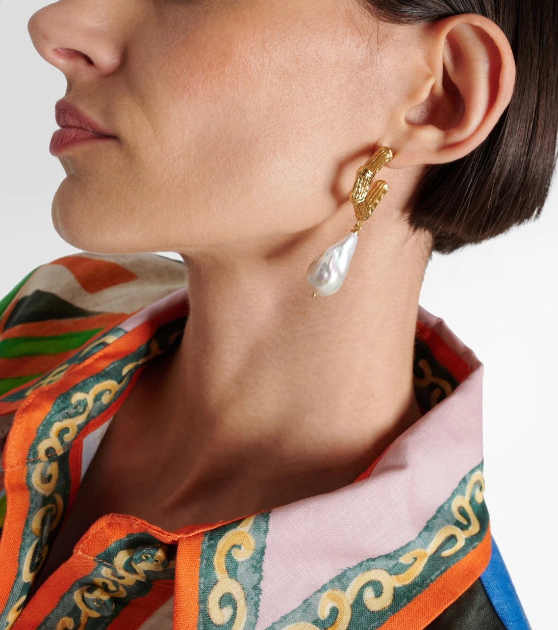 Alémais - Team Spirit gold-plated earrings