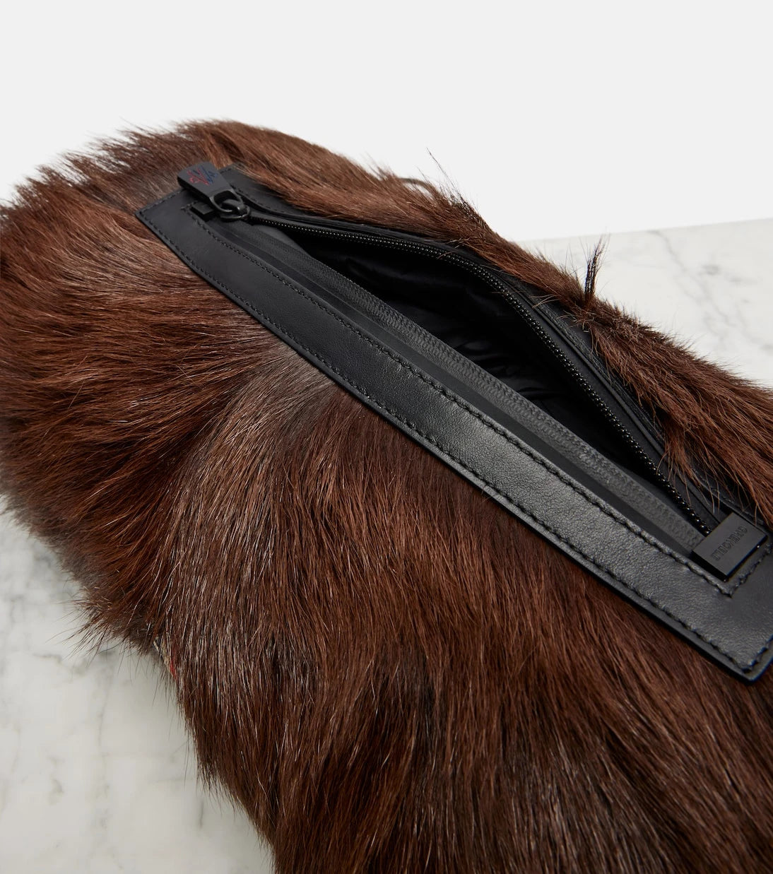 Moncler - Shearling clutch
