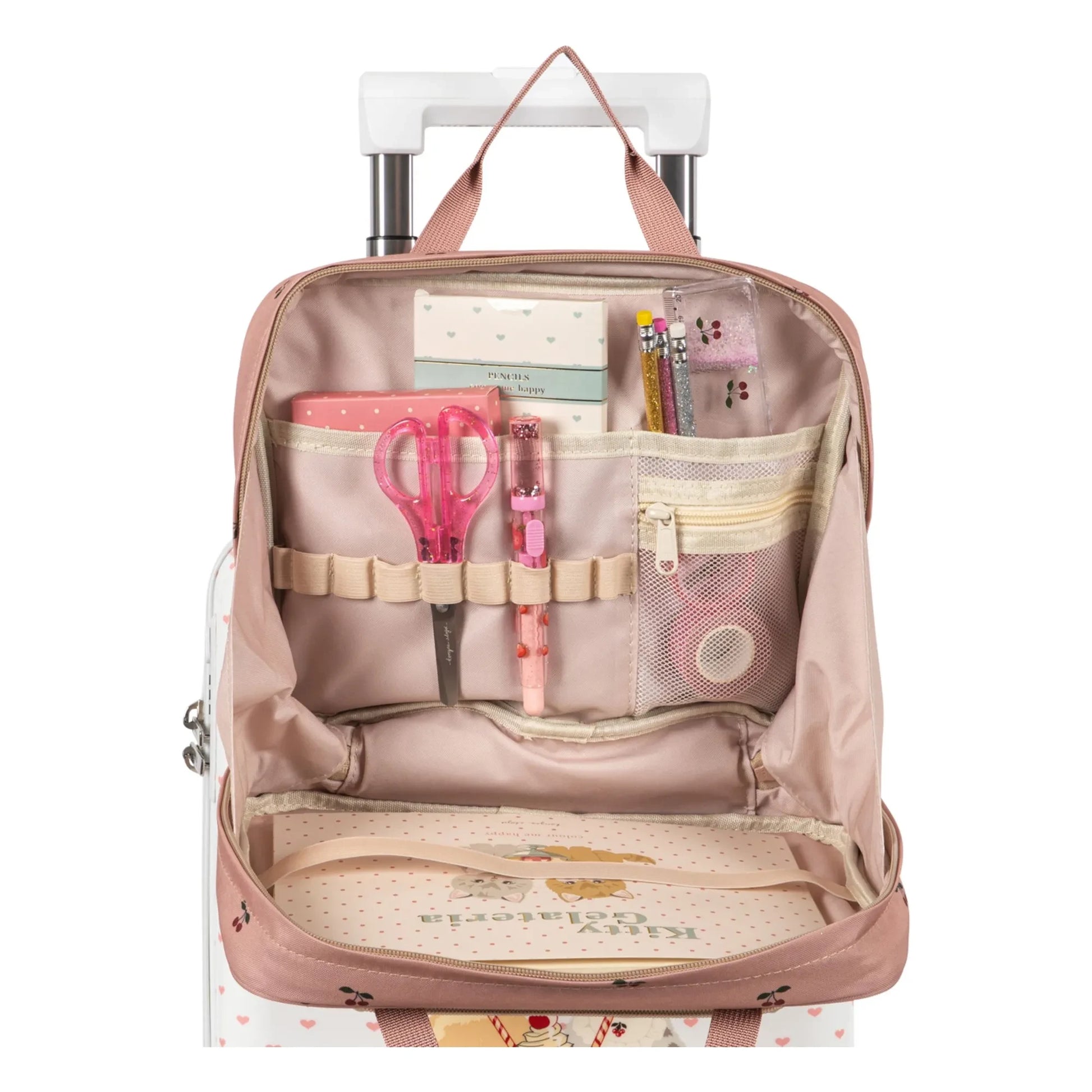 Konges Sløjd - Cherry travel activity case | Pink