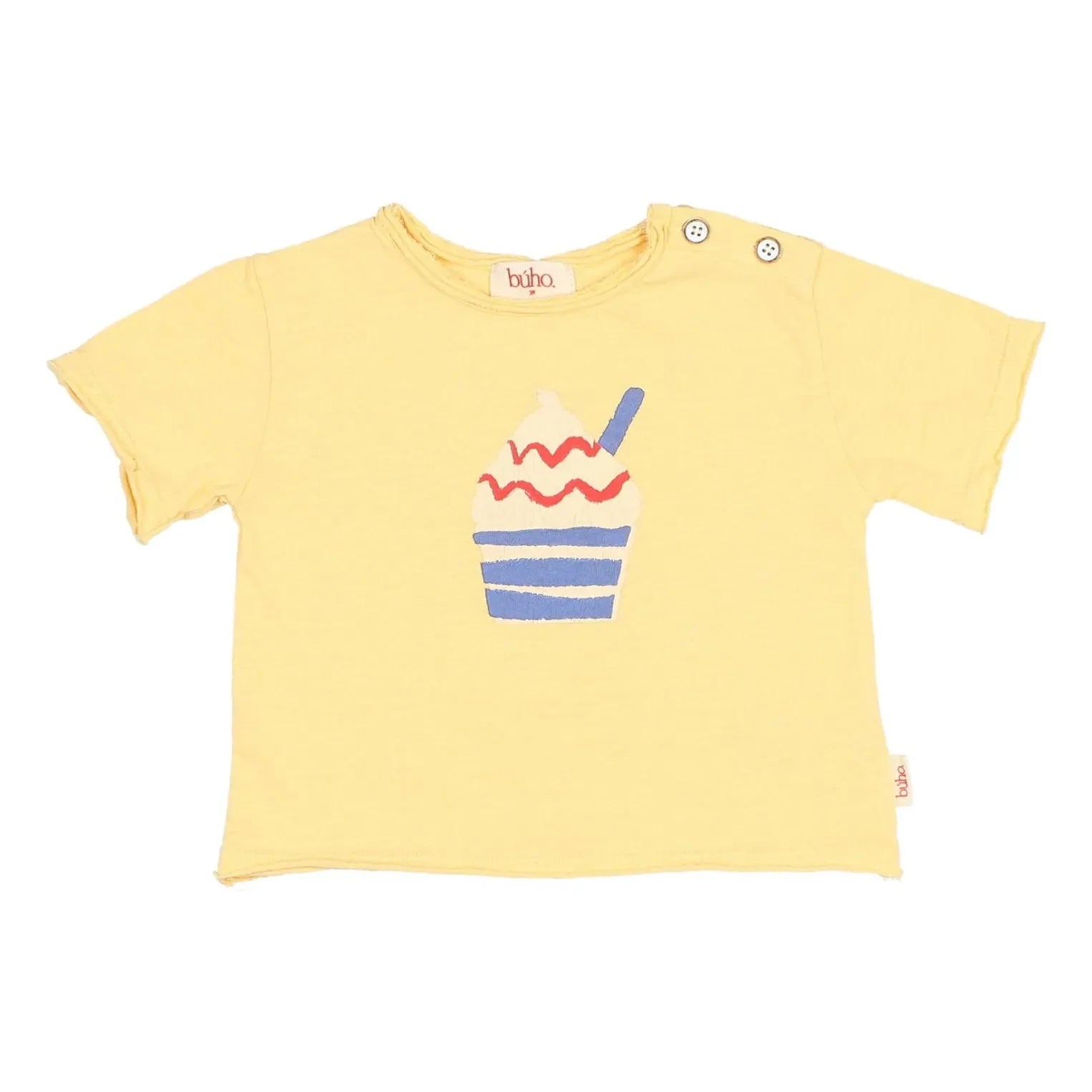 Búho - T-shirt Ice Organic Cotton | Yellow