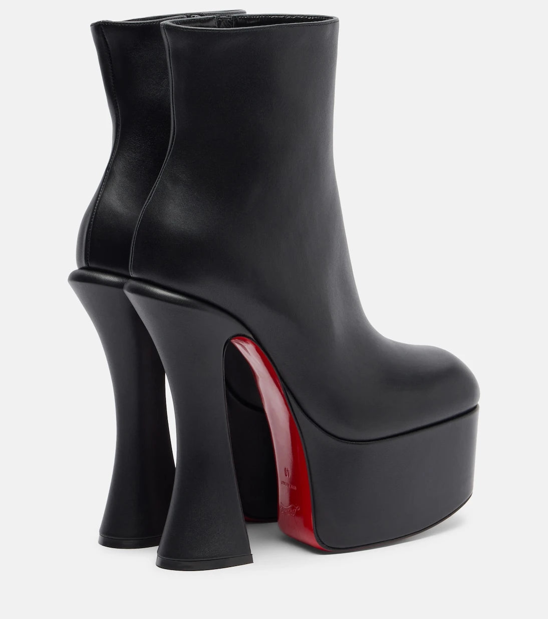 Christian Louboutin - Aquabootie 160 leather platform ankle boots