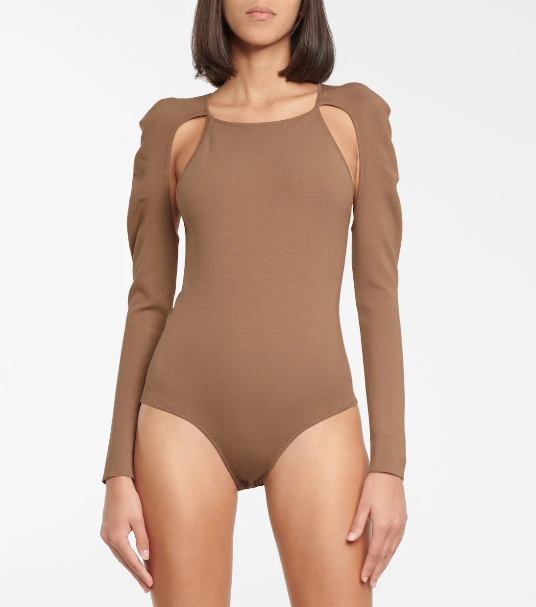 Zeynep Arçay - Cutout knit bodysuit