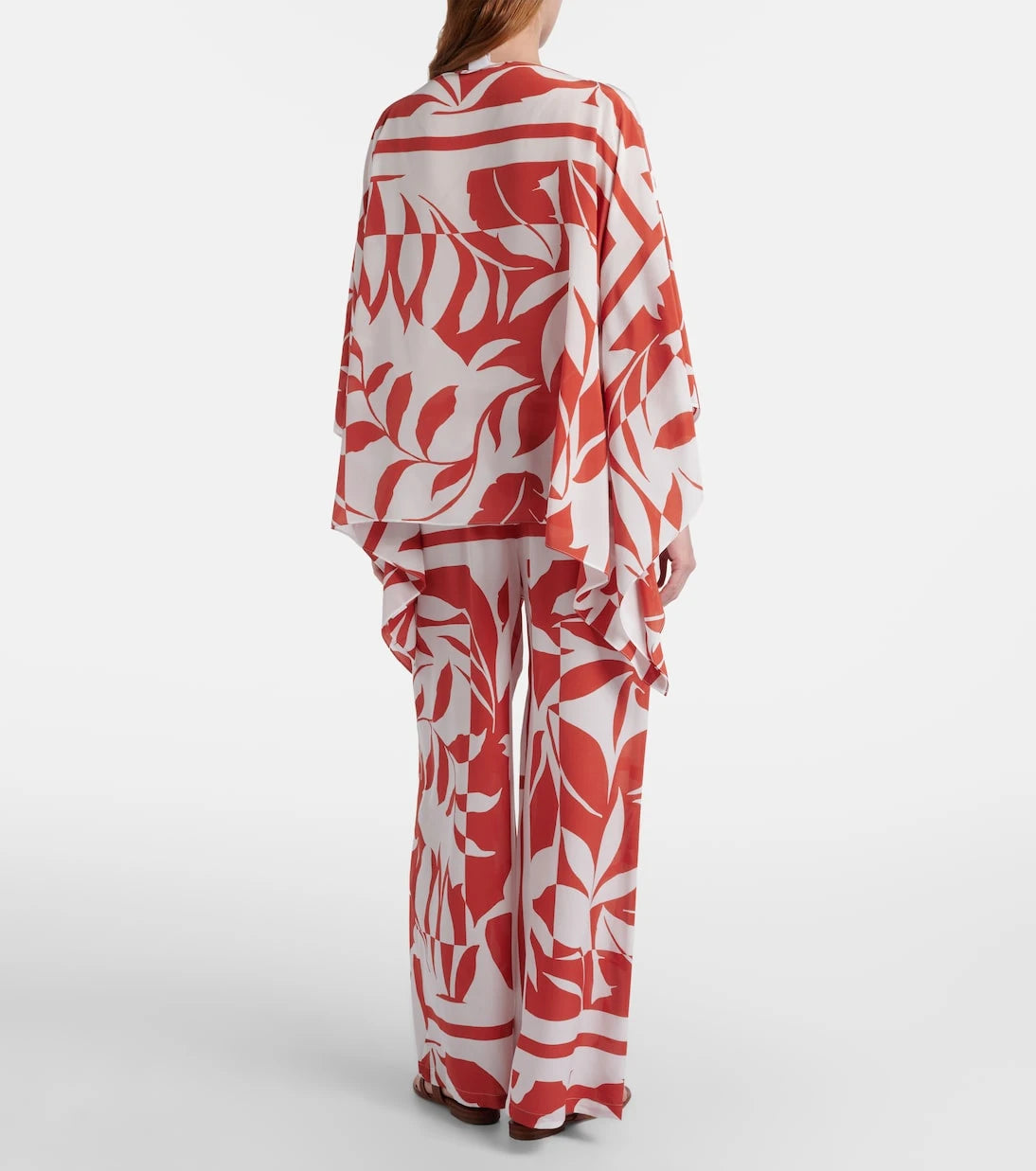 Max Mara - Voto printed silk wide-leg pants
