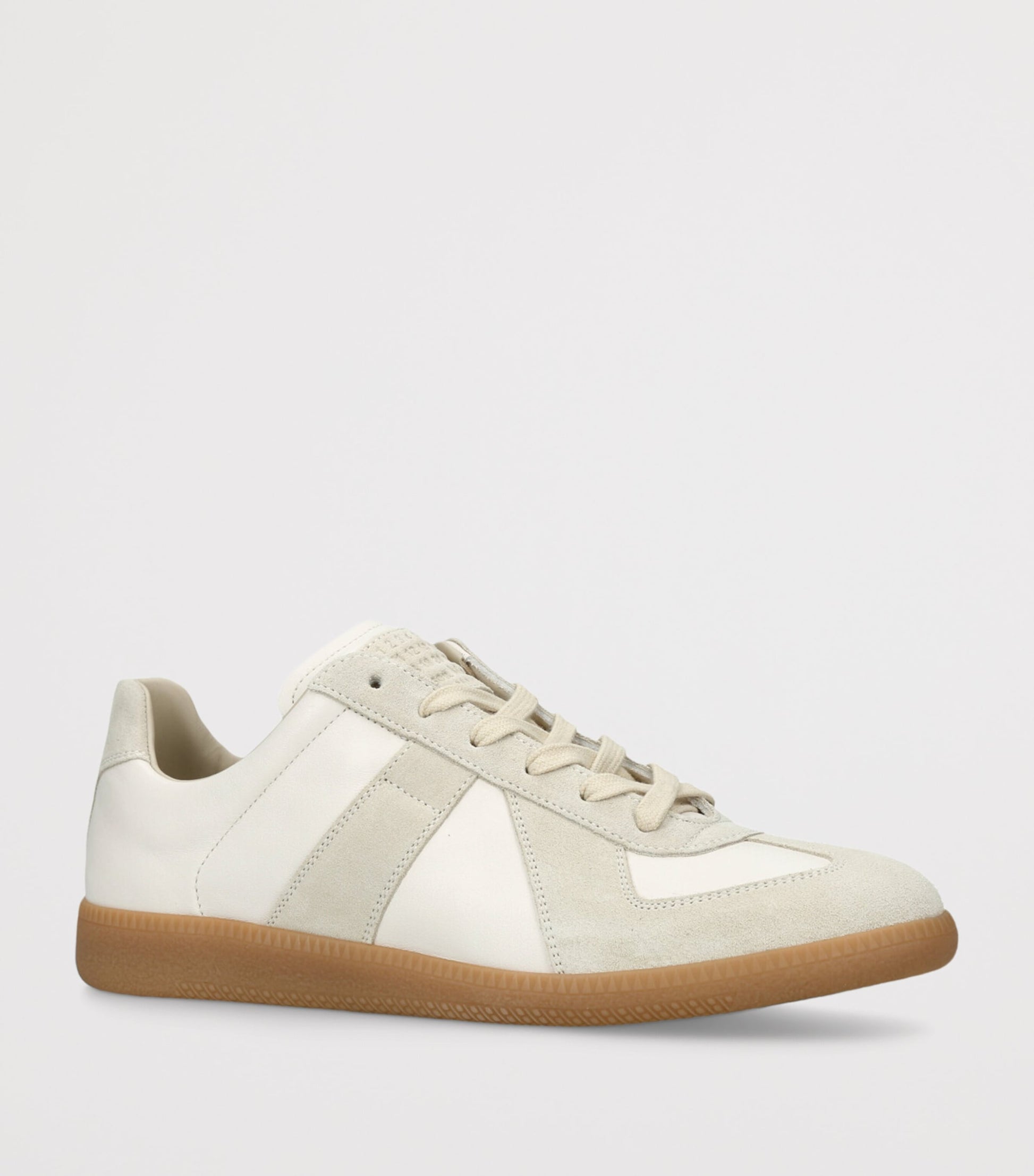 Leather-Suede Replica Sneakers