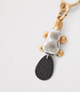 LOEWE Silver Leather-Brass Platypus Keyring