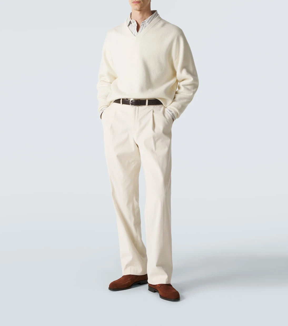 Zegna - حذاء لوفر بيني من الشمواه