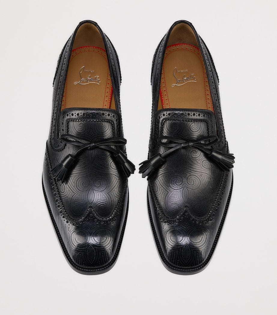 Christian Louboutin Grave Calf Leather Loafers